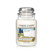 YANKEE CANDLE GIARA CLASSICA GRANDE CLEAN COTTON Fragranze Fresh Yankee Candle