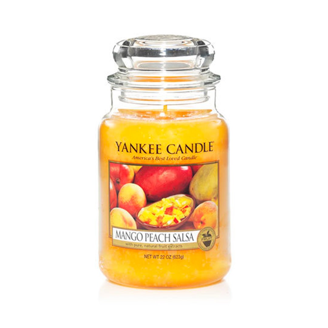 YANKEE CANDLE GIARA CLASSICA GRANDE MANGO PEACH SALSA Fragranze Fruit Yankee Candle
