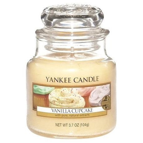 YANKEE CANDLE GIARA CLASSICA PICCOLA VANILLA CUPCAKE Fragranze Food and Spice Yankee Candle