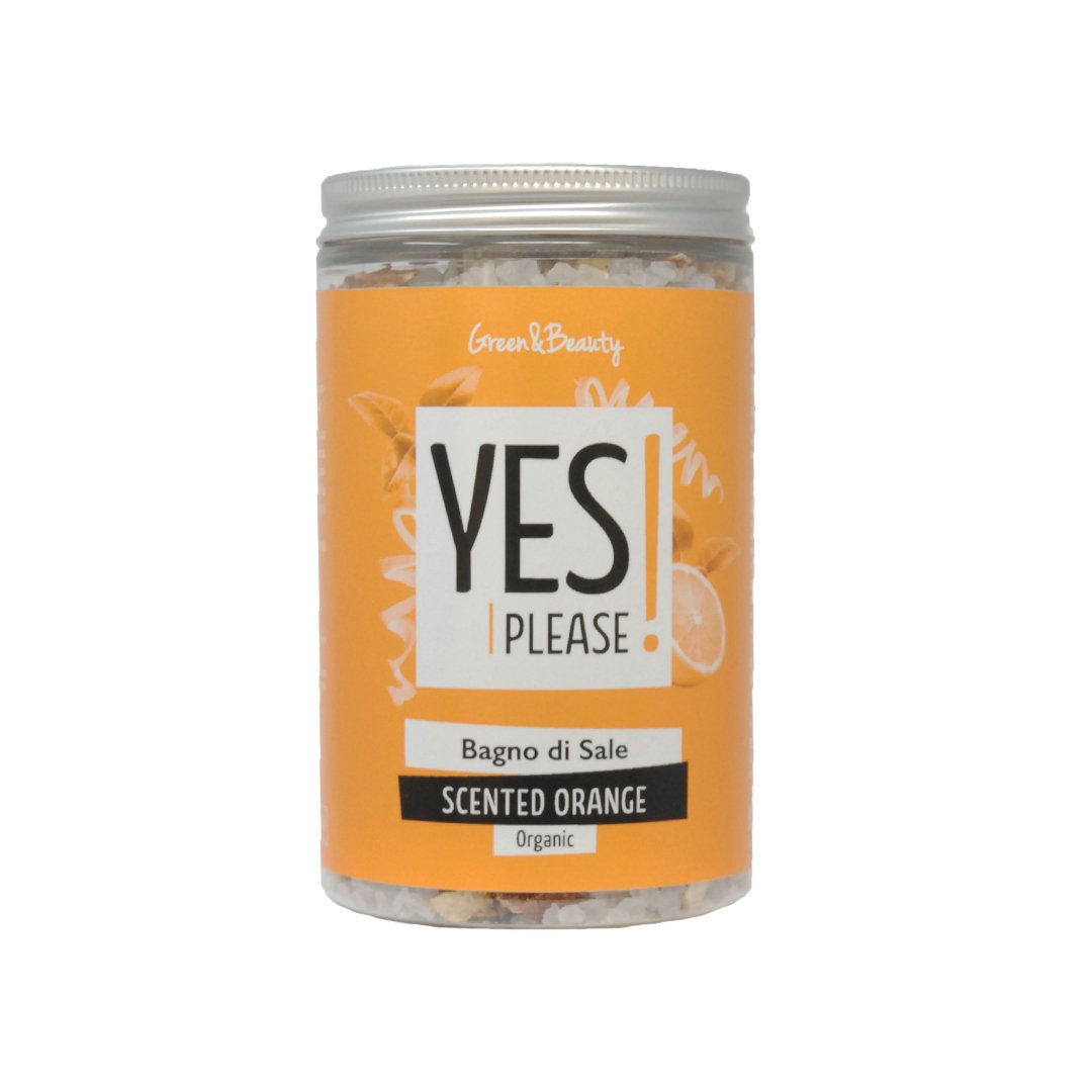 YES PLEASE Bagno di Sale Scented Orange Scrub Corpo GREEN PROJECT